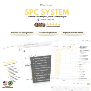 SPC System – Obsidian Template – Bundle Oferta Especial 🇧🇷 (Windows)
